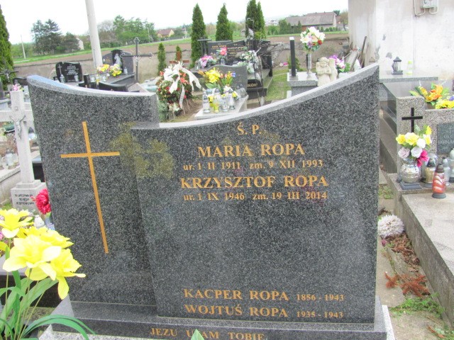 Grób Krzysztof Ropa