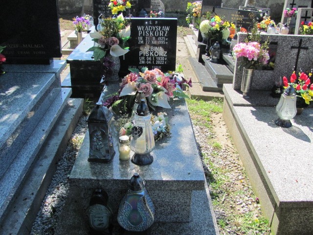 Grób Albina Piskorz