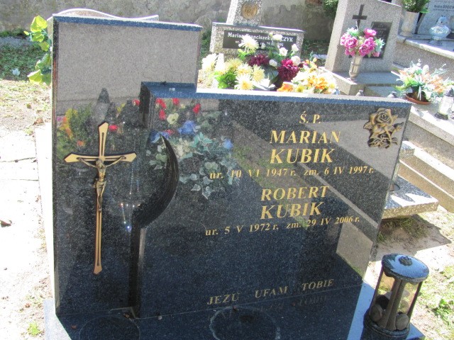 Robert Kubik 1972 Kraków-Ruszcza - Grobonet - Wyszukiwarka osób pochowanych