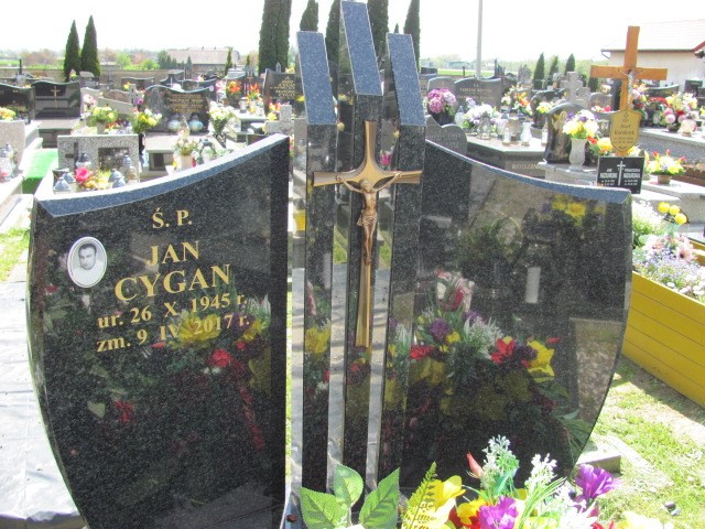 Jan Cygan 1945 Kraków-Ruszcza - Grobonet - Wyszukiwarka osób pochowanych