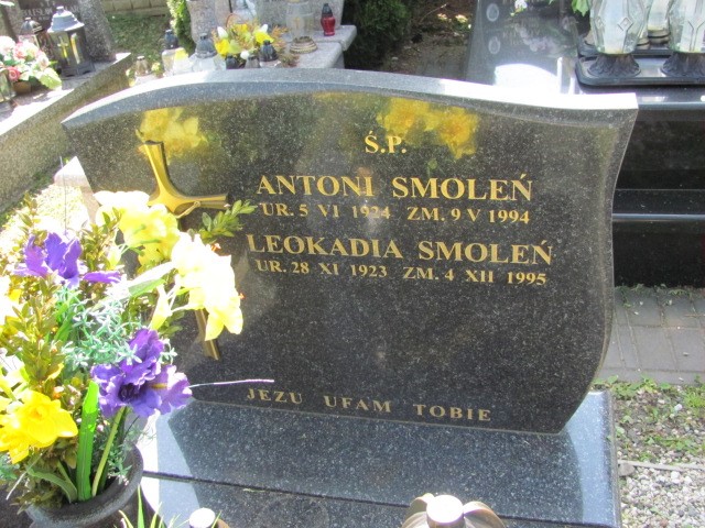 Leokadia Smoleń 1923 Kraków-Ruszcza - Grobonet - Wyszukiwarka osób pochowanych