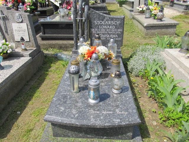 Grób Bronisława Stolarska