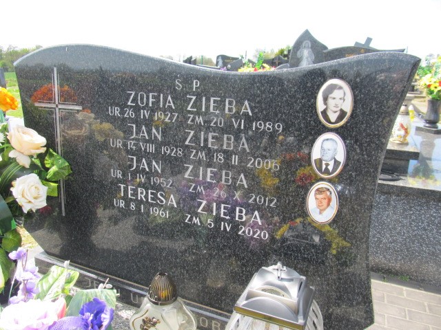Teresa Zięba 1961 Kraków-Ruszcza - Grobonet - Wyszukiwarka osób pochowanych